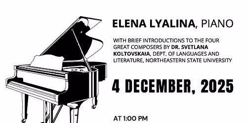 An Afternoon with the Great Composers: NSU x OSU Lecture Recital