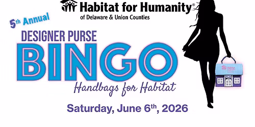 5th Annual Habitat for Humanity Purse Bingo Fundraiser