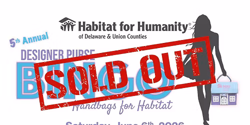 5th Annual Habitat for Humanity Purse Bingo Fundraiser