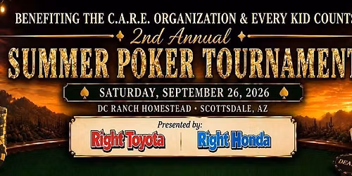 Cards for Kids Summer Charity Poker Tournament