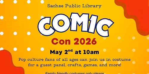 Sachse Comic Con