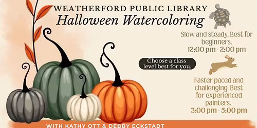 Halloween Watercolor: Holiday Special (Ages 18+)