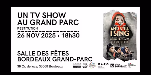 UN TV SHOW AU GRAND PARC - Restitution