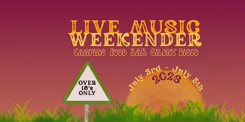 Live Weekender at Hennock Hideaways