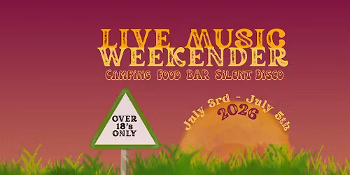 Live Weekender at Hennock Hideaways