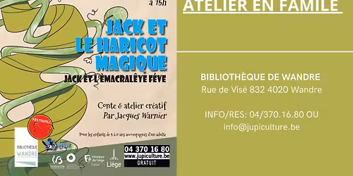 JACK ET LE HARICOT MAGIQUE || CONTE ET ATELIER