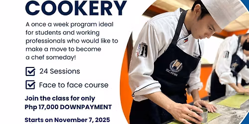 NCII Certificate in Cookery