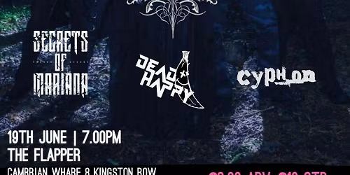 Elkapath at The Flapper Birmingham with Cryphon \/Dead Happy\/secrets of Mariana