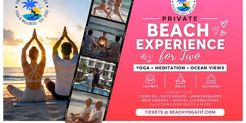 \ud83c\udf05 Sunset Beach Yoga for 2 \u2022 Private Experience on Fort Lauderdale Beach