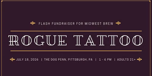 Rogue Tattoo Flash Fundraiser