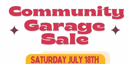 Community garage sale