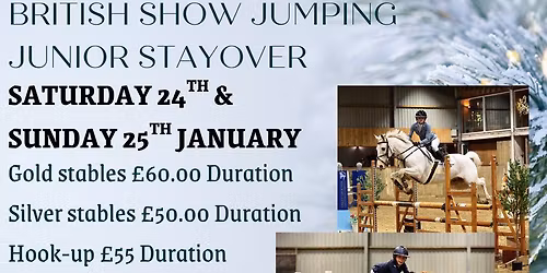 January British Show Jumping Junior Stayover 2026