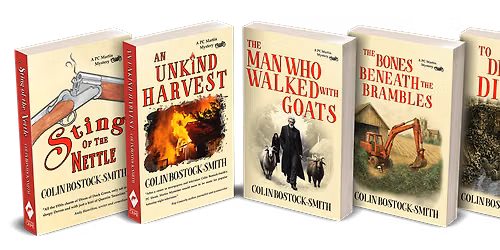 A talk by Colin Bostock-Smith: crime & comedy writer