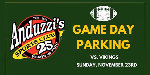 Packers vs. Vikings Game Day Parking