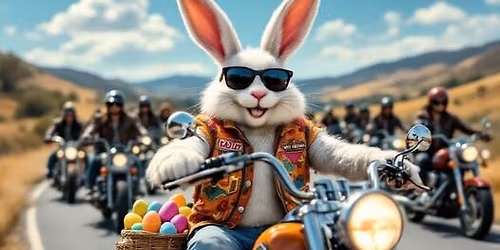 Easter Bunny Rides into the dealership