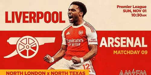 Liverpool v. Arsenal | AM\/FM
