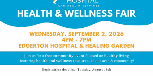 2026 Health & Wellness Fair at Edgerton Hospital