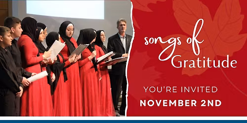 Songs of Gratitude - Concert Benefit for the DMARC Food Pantry Network