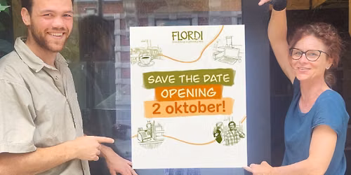 SAVE THE DATE: Openingsweekend Caf\u00e9 Flordi \ud83c\udf89