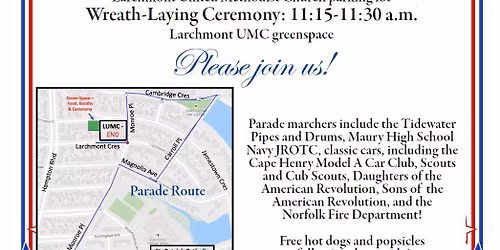 Fourth Annual LECL Memorial Day Parade, Festival & Wreath-Laying Ceremony