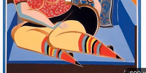 Apero peinture la femmes aux chaussettes de H Madi