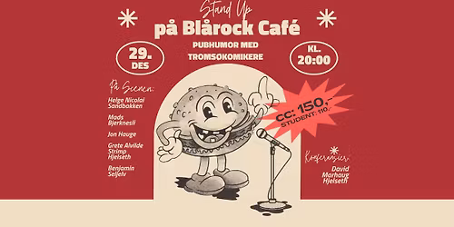 Stand-up p\u00e5 Bl\u00e5rock Caf\u00e9!