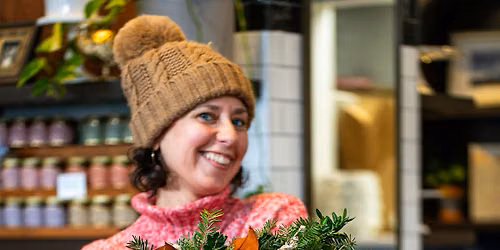 DESIGN & SIP: Winter Evergreen Wreath Making with Moonrose Farm