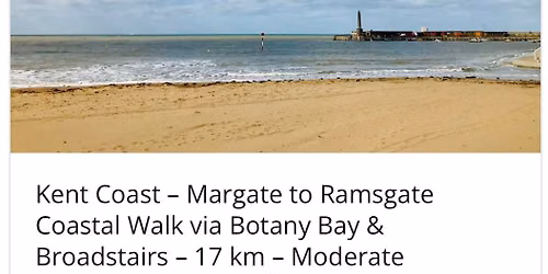 Kent Coast Hike \u2013 Margate to Ramsgate via Botany Bay & Broadstairs