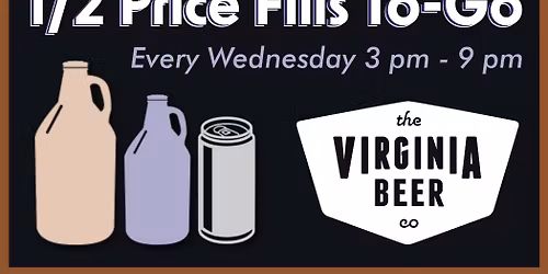 Half Price Fills Night at The Virginia Beer Co.