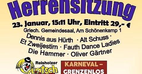 Herrensitzung