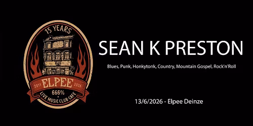 Sean K Preston (US) at 15 Jaar Elpee!