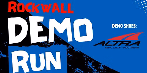 Rockwall Demo Run with Altra