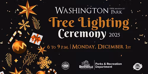Washington Park Tree Lighting Ceremony 2025