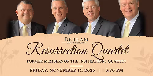 Resurrection Quartet (Former Members of the Inspirations Quartet)