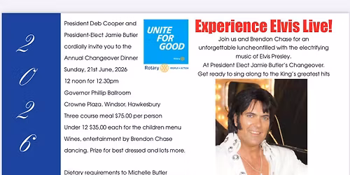 Richmond Rotary Club Changeover 2026-2027