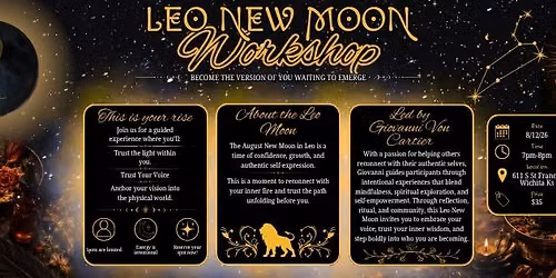 Leo New Moon Workshop