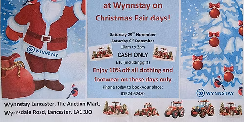 Visit Father Christmas at Wynnstay