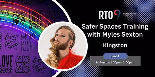 Safer Spaces Training with Myles Sexton - Kingston