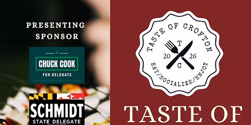 Taste of Crofton 2026 - Tickets on Sale Now