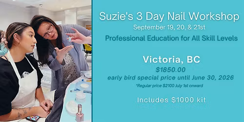Suzie\u2019s 3 Day Nail Workshop