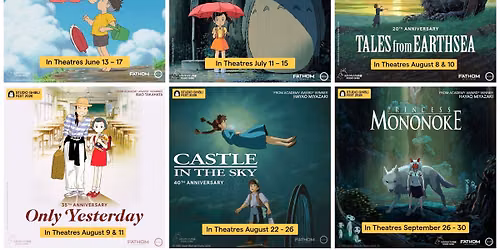 Studio Ghibli Fest 2026 by Fathom Entertainment--On The Big Screen at Aurora Cineplex
