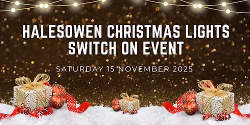Halesowen Christmas light switch on event