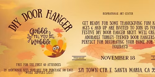 DIY Door Hanger Kid Event