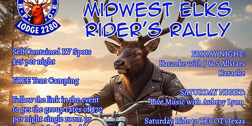 1st Annual Elks Riders Midwest Rally