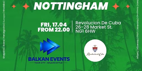 BALKAN Party NOTTINGHAM - Spring Party