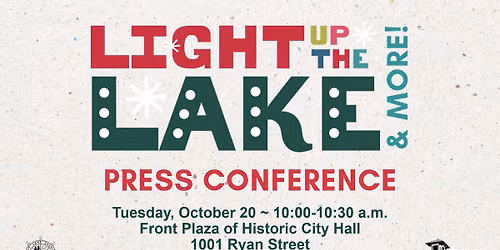 City of Lake Charles's Holiday Happenings Press Conference