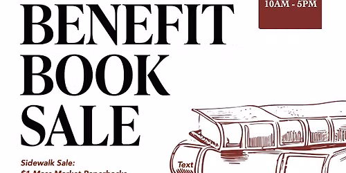Benefit Book Sale