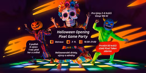 \ud83c\udf83 Halloween Opening: Pixel Game Party