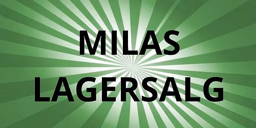  LAGERSALG hos Milas - Leker og utstyr