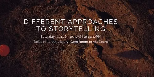 Different Approaches to Storytelling with Daniel Mosakewicz
